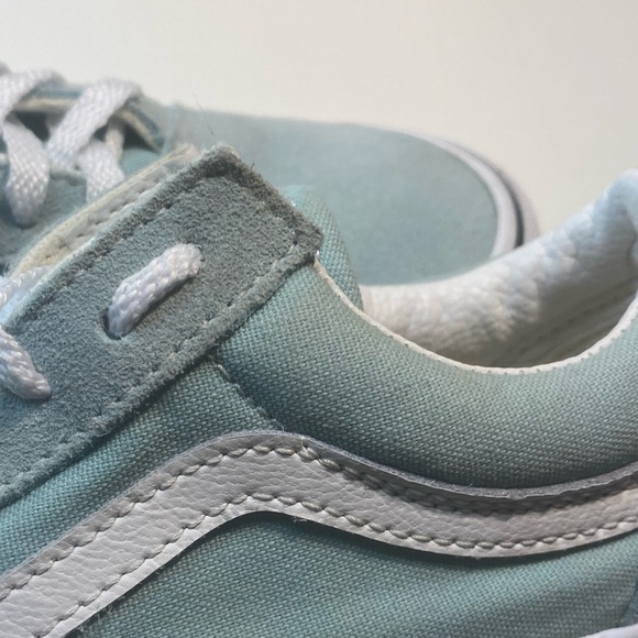 🔥 VANS OFF THE WALL LIGHT BLUE LOW SKATE SHOES WOMENS SIZE 5 MENS SIZE 3.5 - Picture 10 of 12